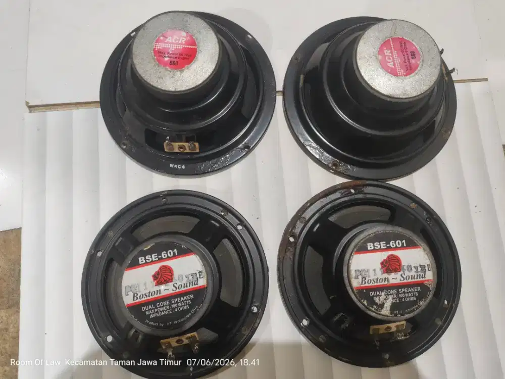 speaker 6 inch borongan merk Boston dan ACR Orian
