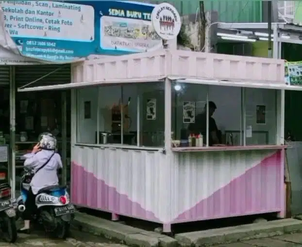 BOOTH ATAU KIOS CONTAINER ATAU KONTENER