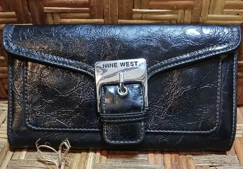 Dompet Wanita Bahan Kulit Merk Nine West Original