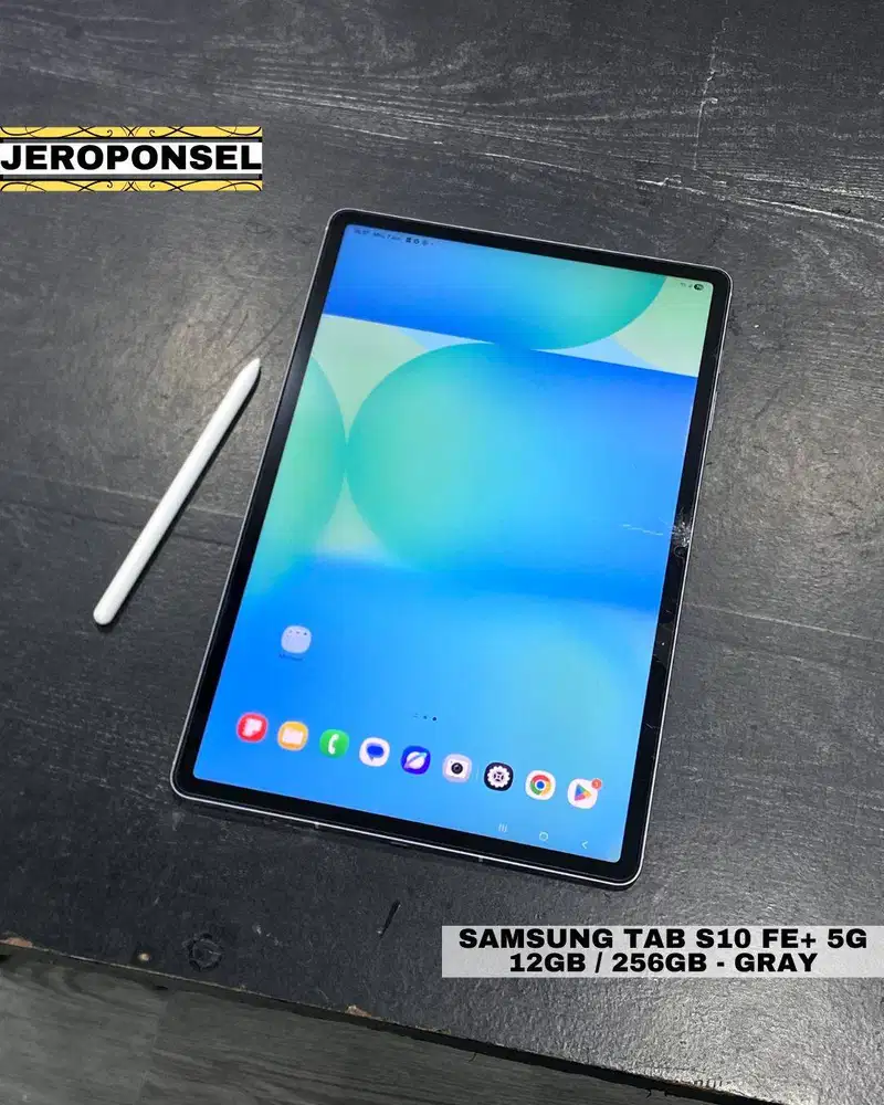SAMSUNG GALAXY TAB S10 FE PLUS 12/256GB GRAY 5G EX SEIN ORIGINAN ADA M