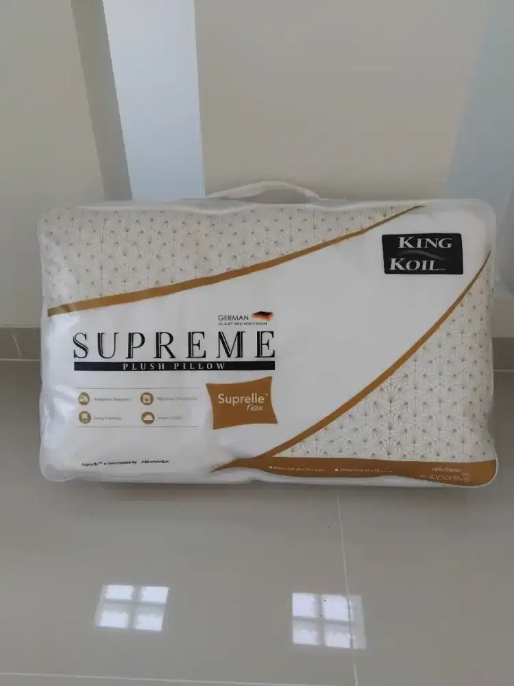 Bantal King Koil supreme flush pillow kingkoil suprelle flex
