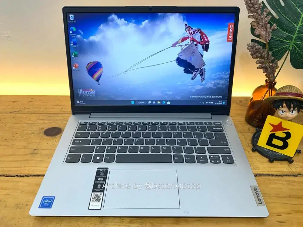 Laptop Lenovo Ideapad Slim 1i Celeron N4020 RAM 8 / 512 SSD Slim Mulus