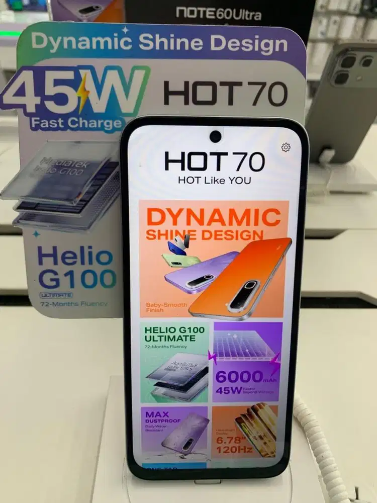 READY INFINIX HOT 70 8/128