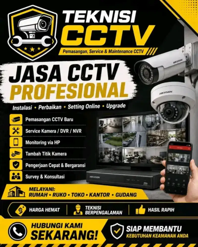 PAKET CCTV 4 CAMERA FULL COLOUR 2mp Dahua