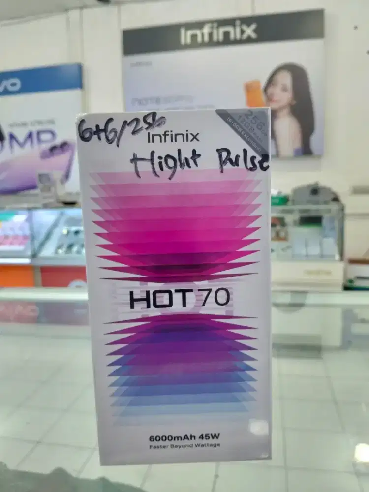 INFINIX HOT 70 6/256GB BISA KREDIT SYARAT KTP SAJA