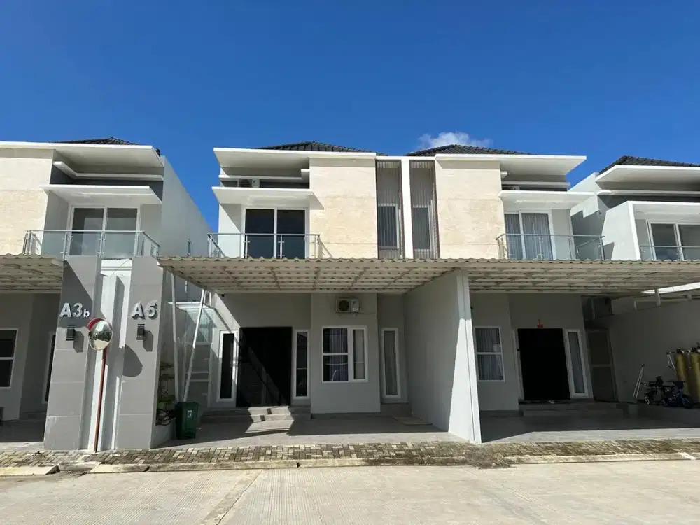 DIJUAL TOWNHOUSE PREMIUM ONE GATE SISTEM DEKAT SEKOLAH KUSUMA BANGSA PALEMBANG