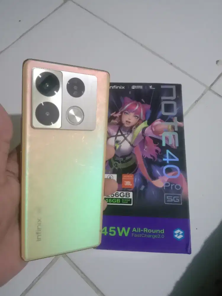 Infinix note 40 pro 5G ram 8/256