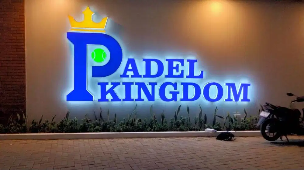 jasa pembuatan neon box , papan nama , huruf timbul