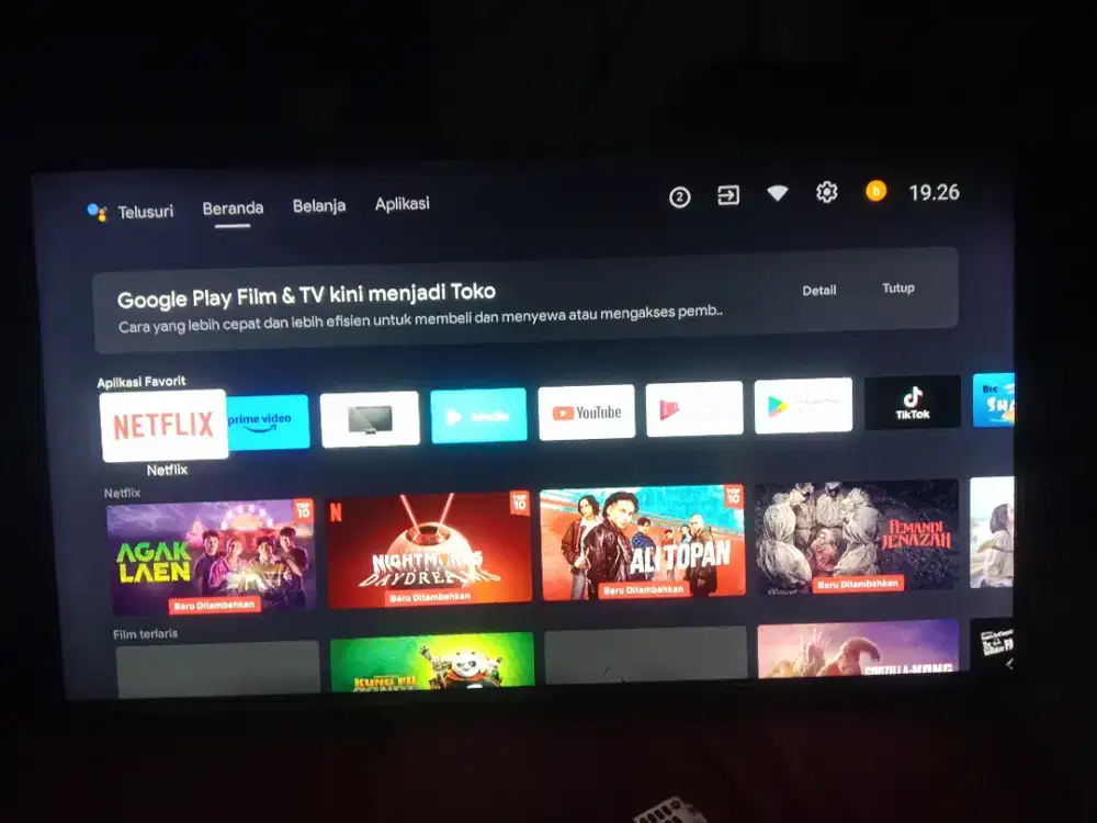Di jual tv android cooca 40 Nominus