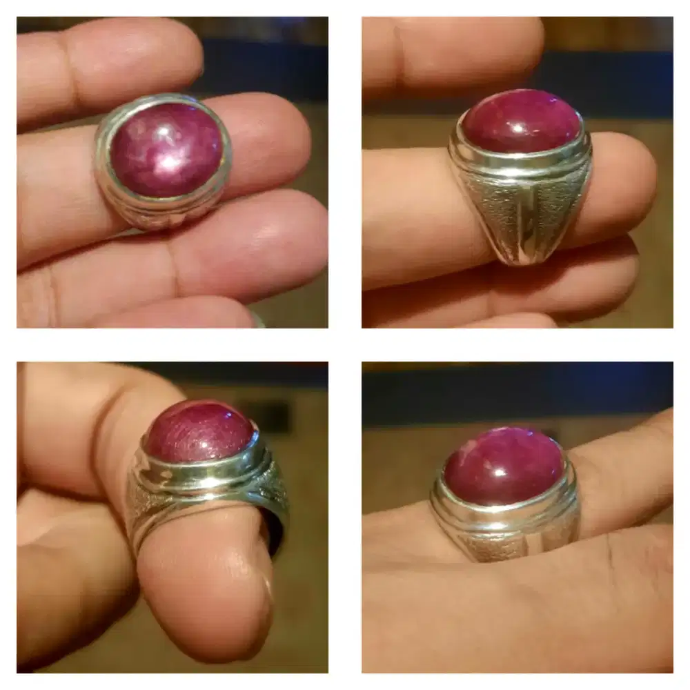 Batu cincin natural ruby