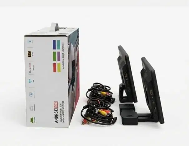 Dijual: ANDROSE PRO OLED Headrest Monitor Android 10 Inch 2pcs Fullset
