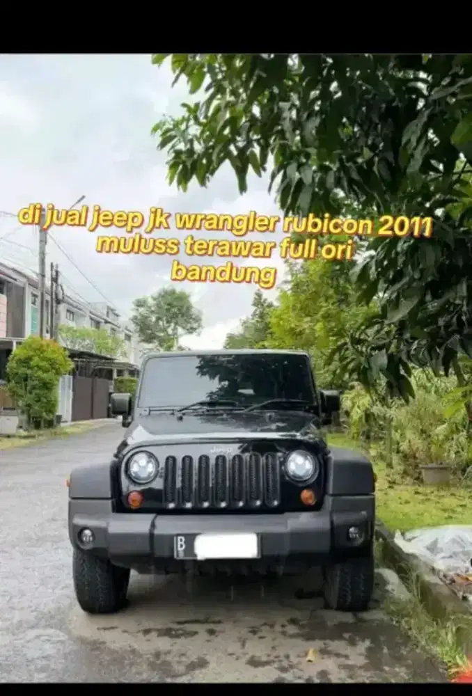 Di jual Jeep Rubicon JK sport hitam 2011 bandung low km