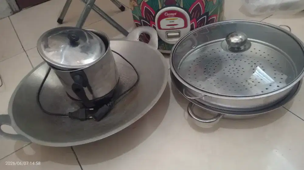 Kukusan wajan teko listrik