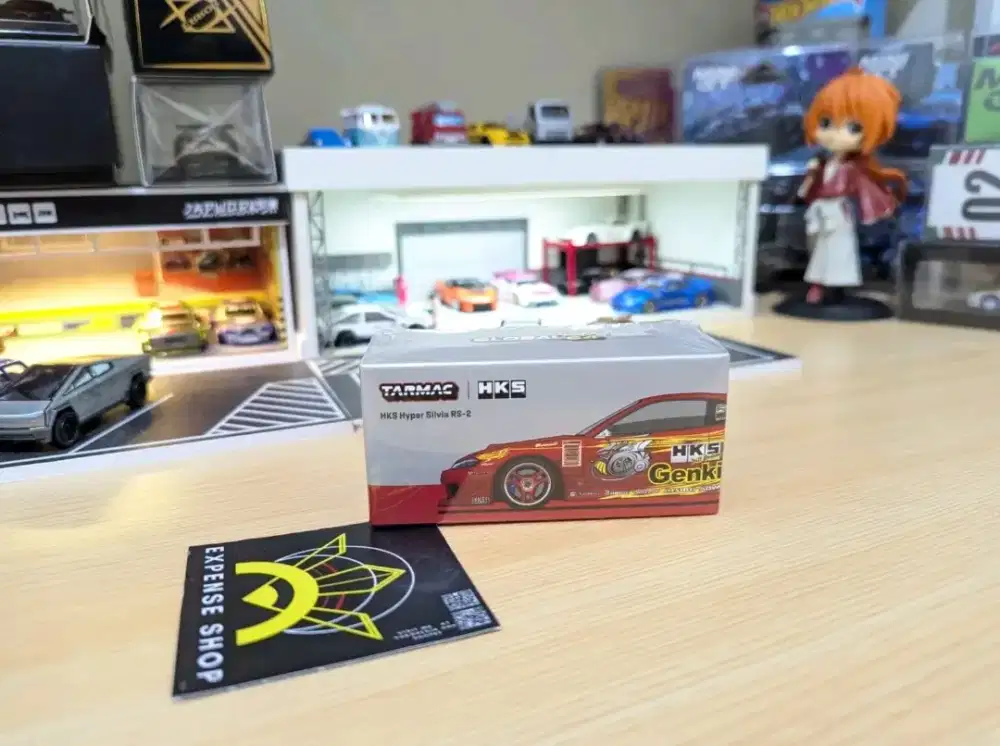 Tarmac works 1/64 HKS Hyper Silvia RS-2 Genki Red