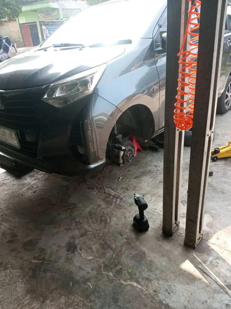 Jasa service kaki2 mobil pasang dobeldine ganti oli