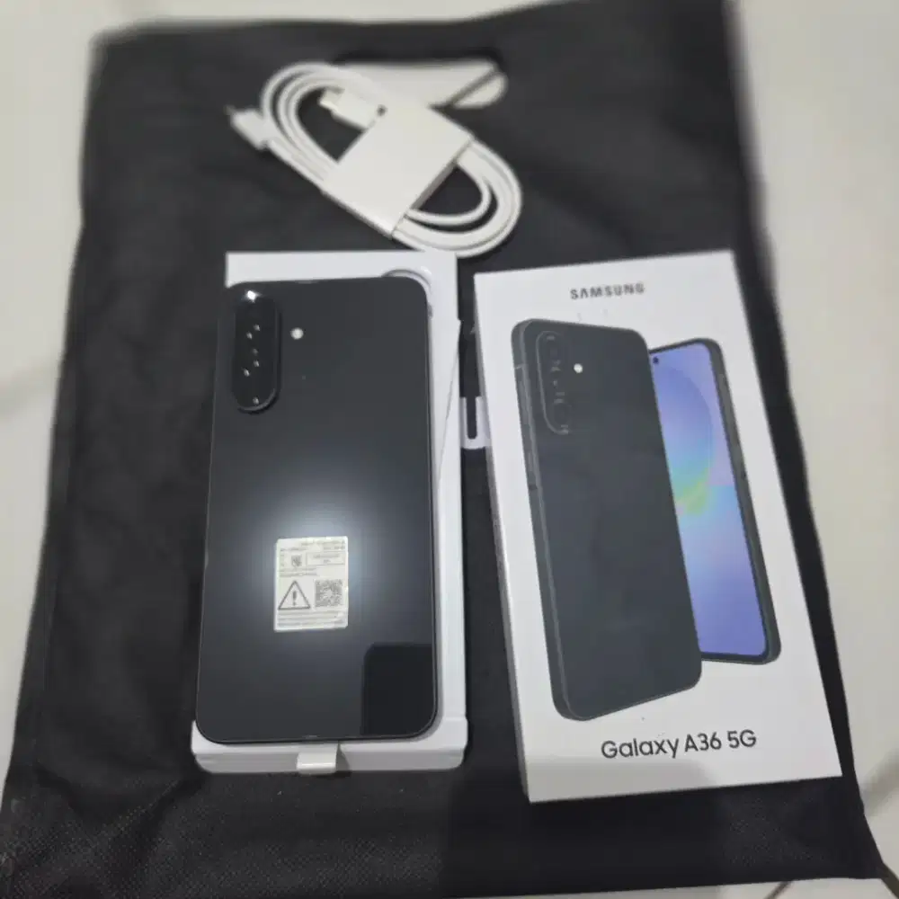 Samsung A36 5G 8/256GB Black mulus komplit