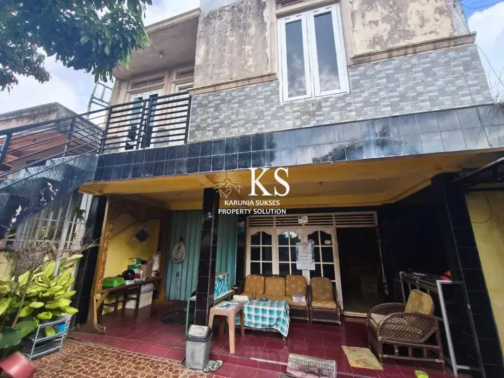 Dijual rumah beserta Kontrakan 5 pintu di perindustrian II Sukarami Palembang