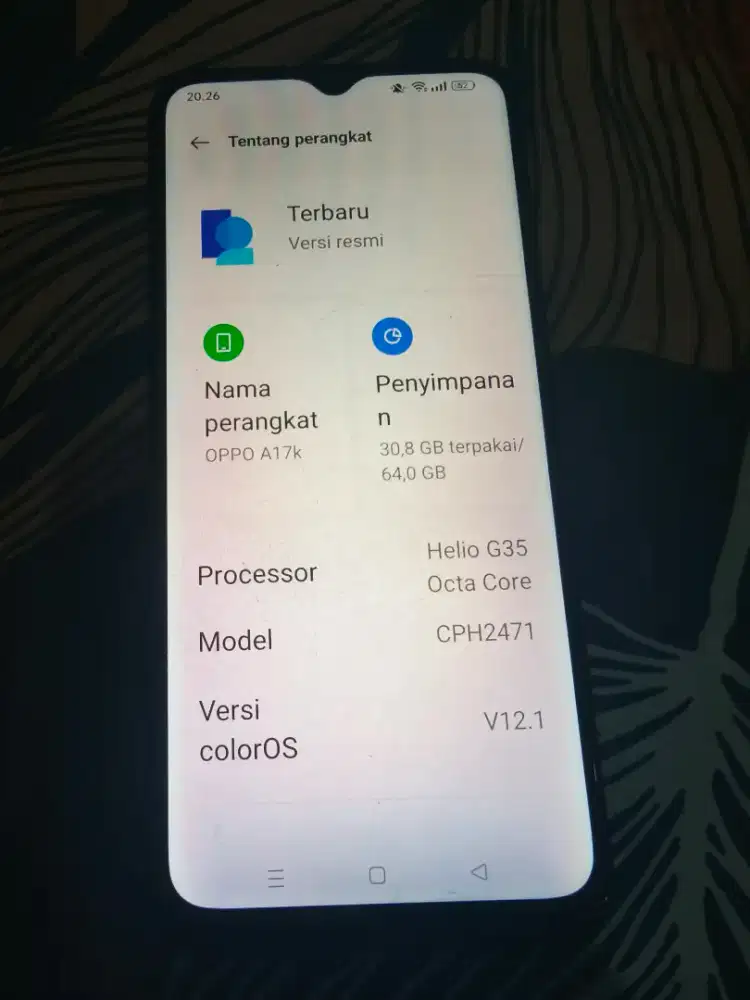 Di jual oppo a17k