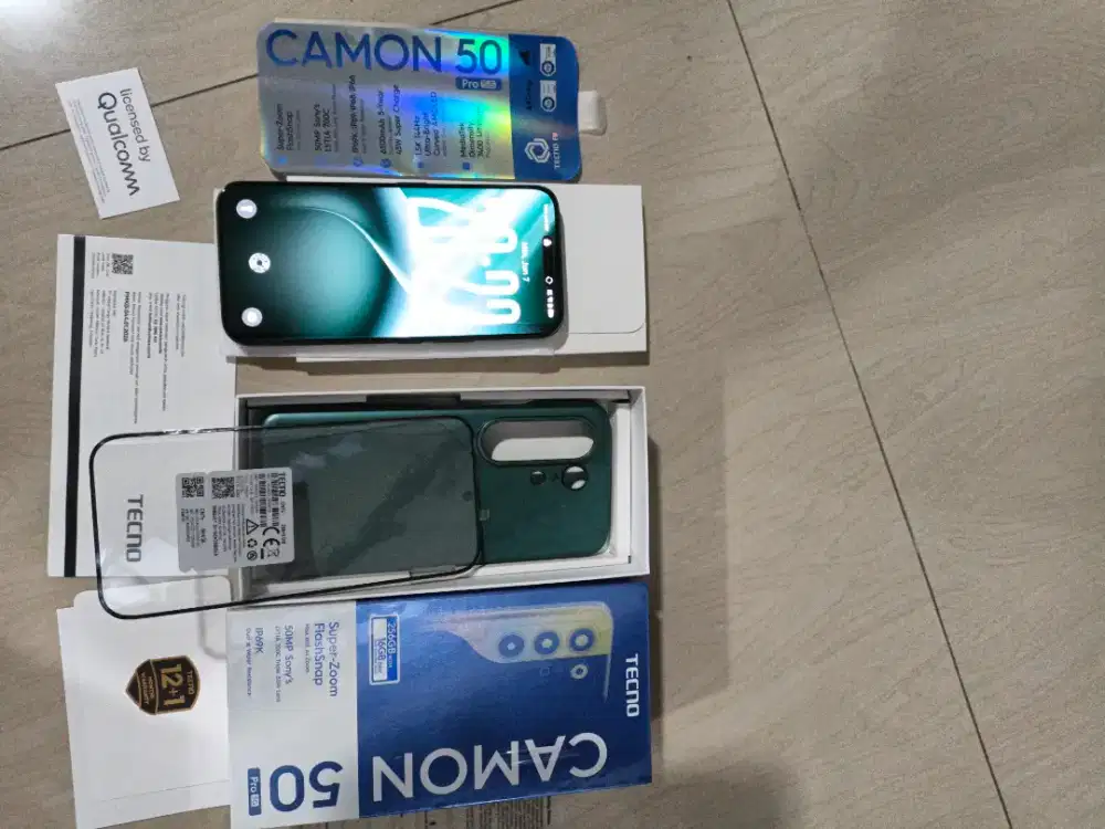 Techno camon 50 pro fullset istimewa