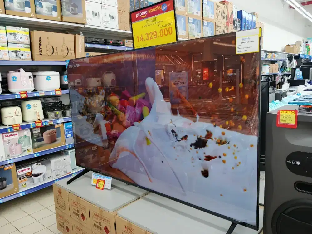 PROMO CICILAN TV SHARP PROMO BUNGA 0% VIA HOMECREDIT