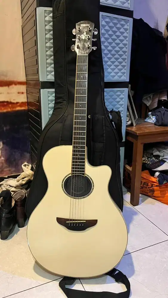 Gitar Akustik APX600 Vintage White