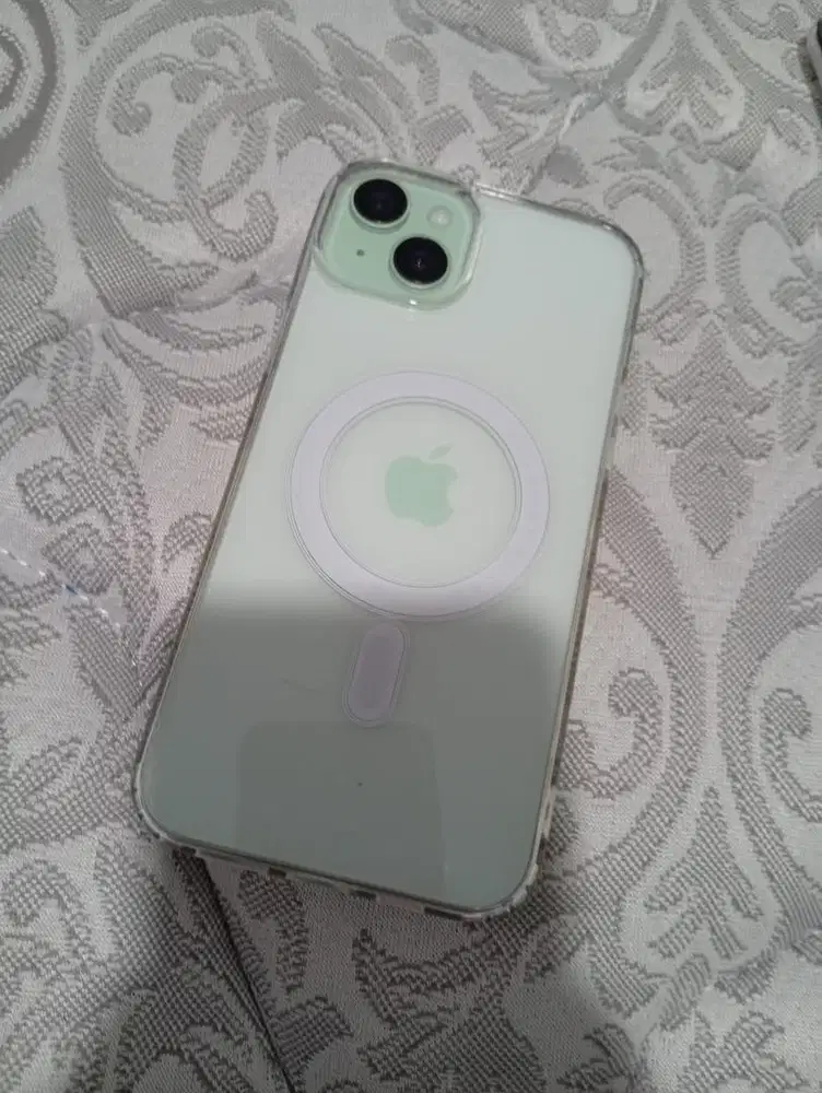Iphone 15 Plus 128Gb Green Fullset Mulus terawat Ex Inter bebas reset