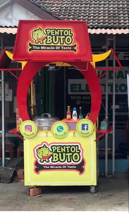 Dijual Gerobak + Peralatannya
