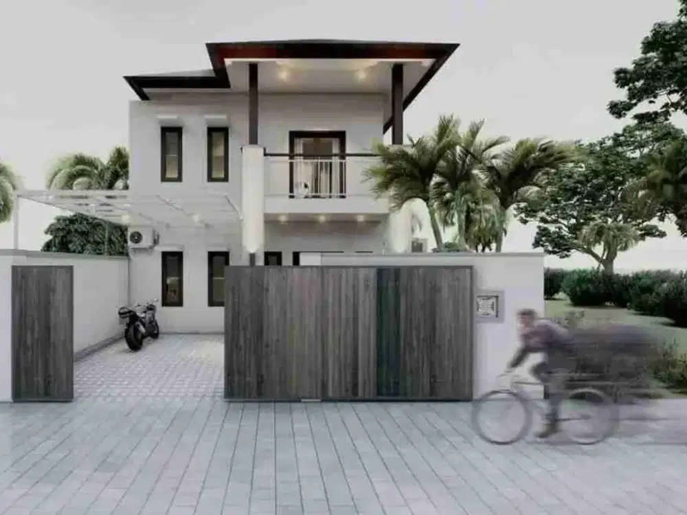 Dijual/ Disewakan rumah semi villa full furnished di puri gading jimbaran