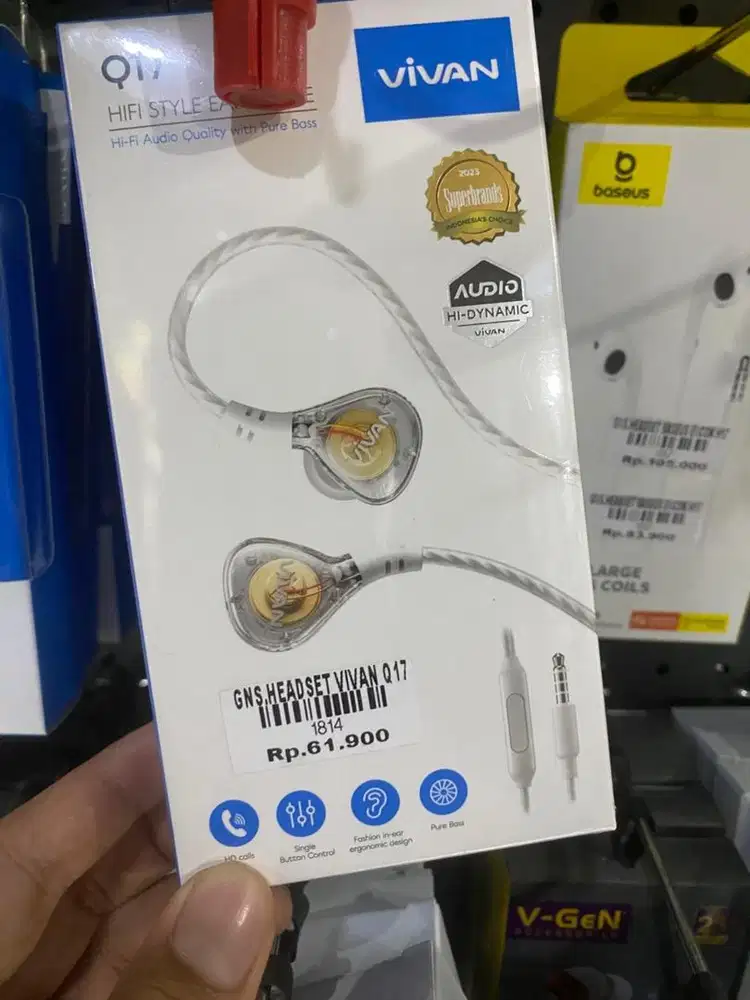 HEADSET VIVAN Q12|ATLANTIS DAHSYAT