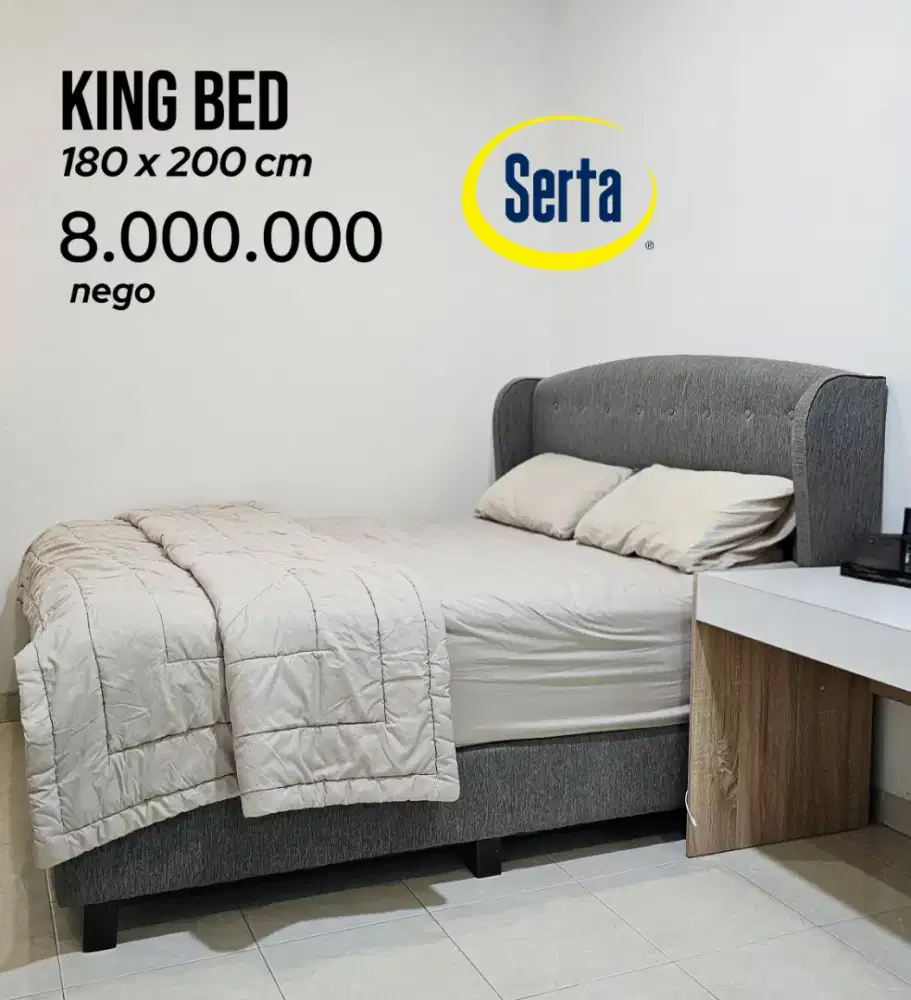 KASUR SERTA KINGSIZE 180 X 200CM