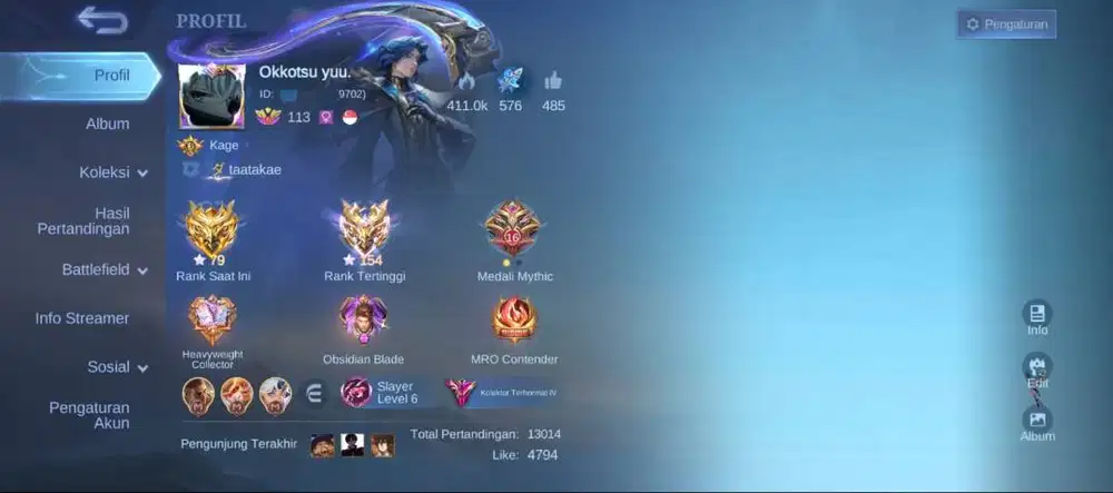 Akun mobile legends