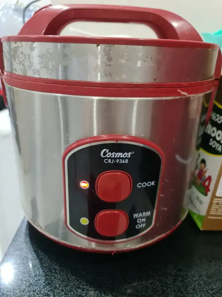 Cosmos Rice Cooker Stainless Steel  2 liter