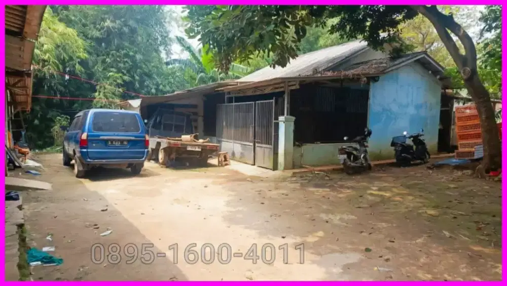 Tanah 560m² SHM bonus rumah di Kranggan Jatisampurna
