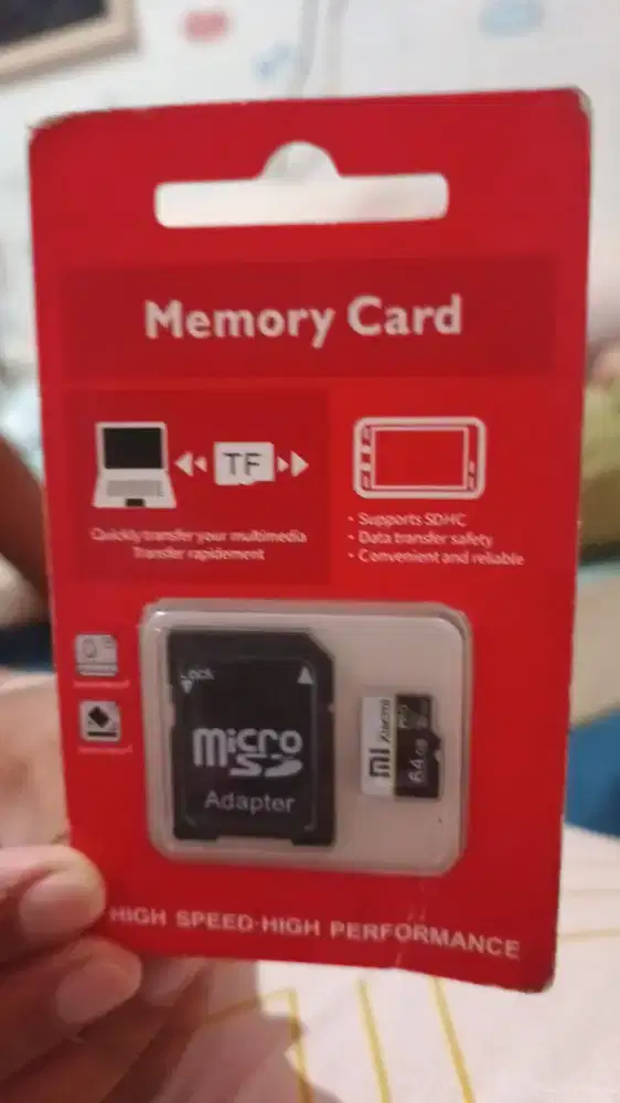 Memori card micro SD.