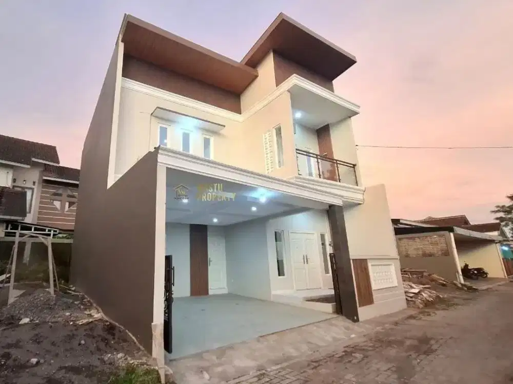 Unit Terbatas, Hunian 2 Lantai Semi Furnished di Purwomartani, Sleman