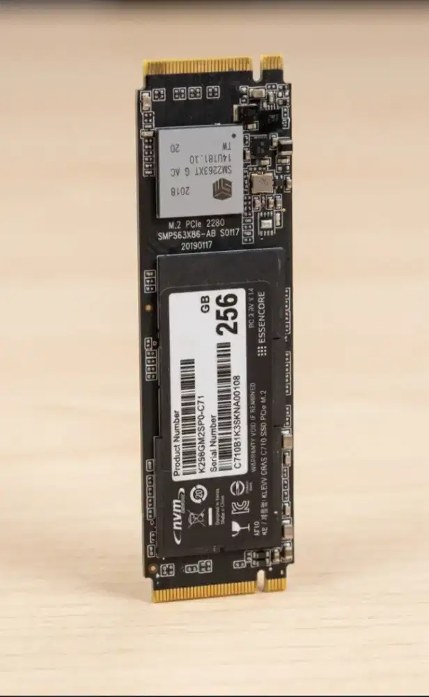 SSd nvme 256 GB