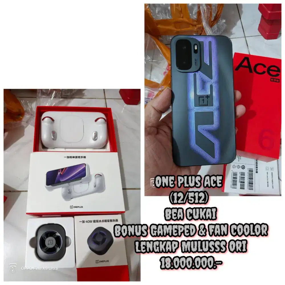 One Plus ACE (12/512) Bea Cukai
