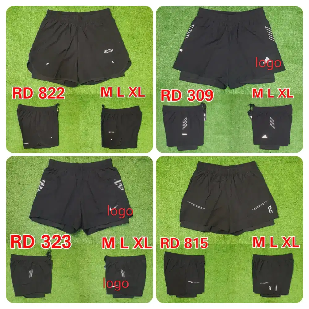 CELANA RUNNING DOUBLE LEGGING PREMIUM