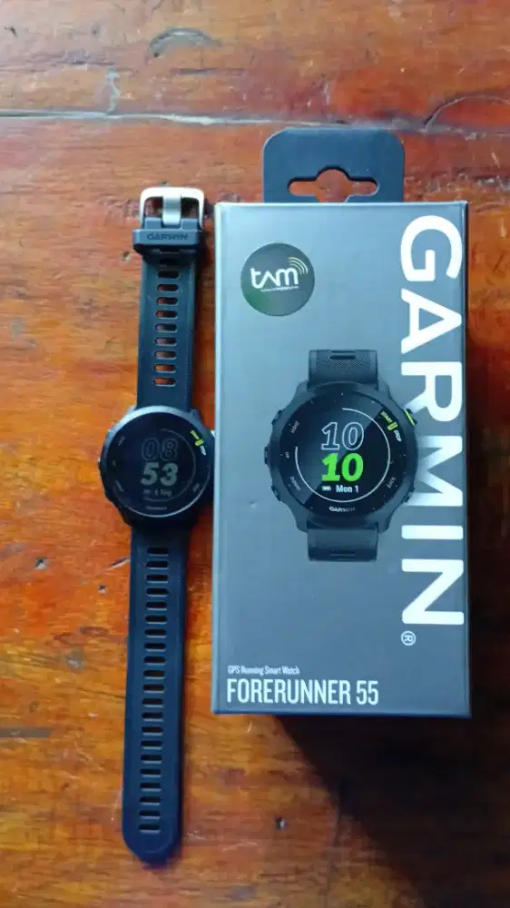 Jam Tangan Sport Garmin fr 55 Black