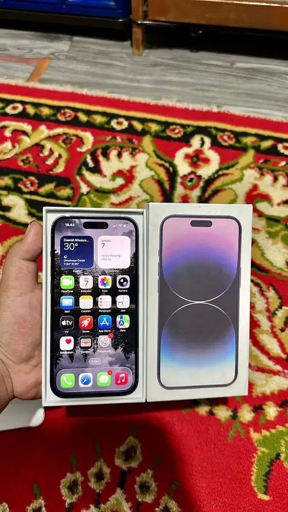 Iphone 14 pro 1tb warna deep purple