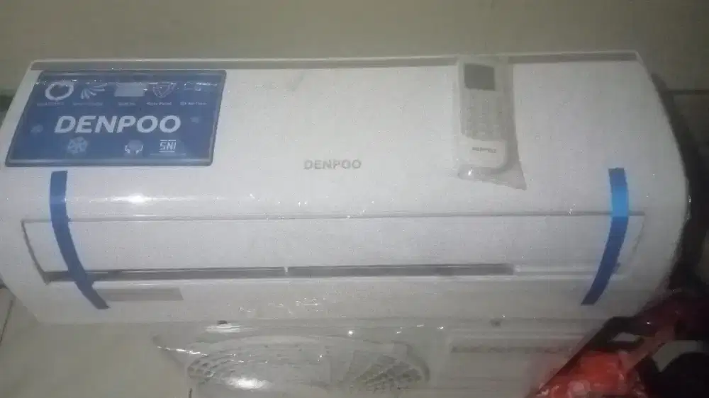 AC 1/2 PK merk denpoo original pabrik dan hemat listrik jual +pasang