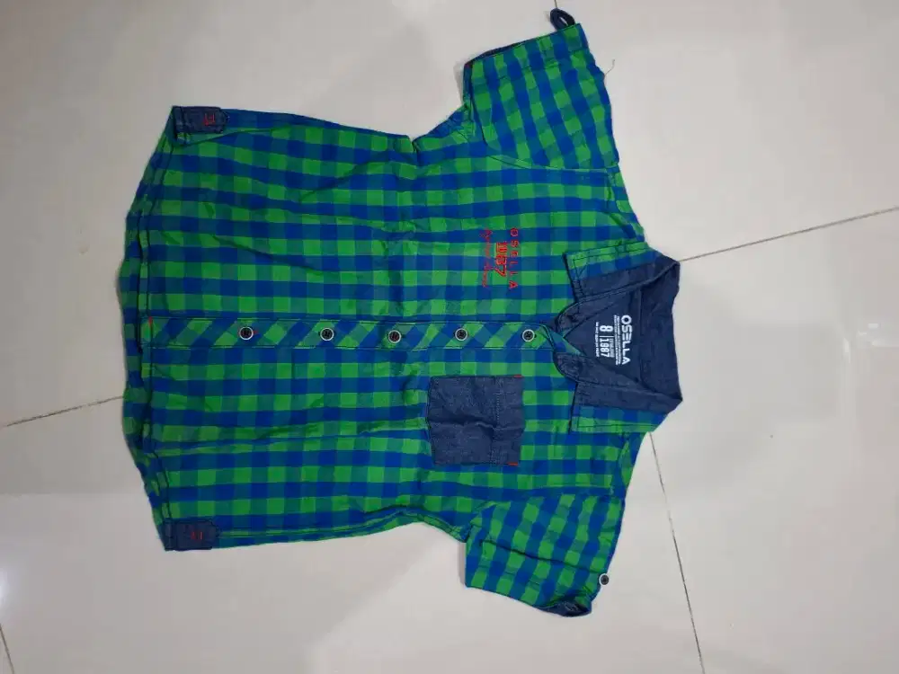 Baju Anak Pria umur 4 - 5 Tahun Merk OSELLA