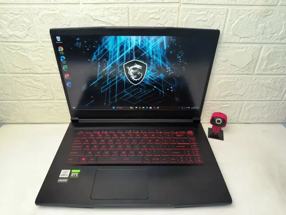 Laptop Gaming MSI GF63 Thin Core i5-10500H RTX3050 4GB spek tangguh