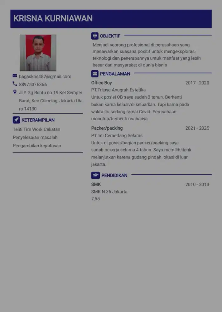 Sedang Cari Kerja