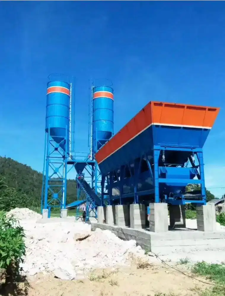 BATCHING PLANT DRYMIX 2 SILO KAPASITAS 60m3/JAM