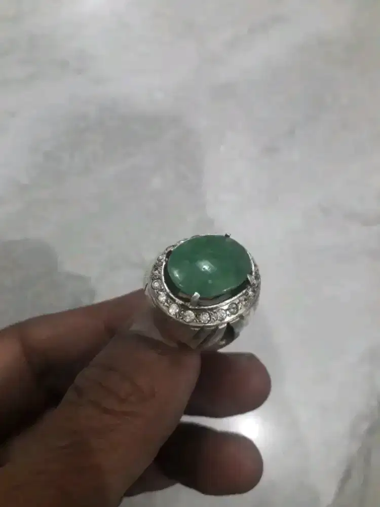 Jual aja batu cincin perak