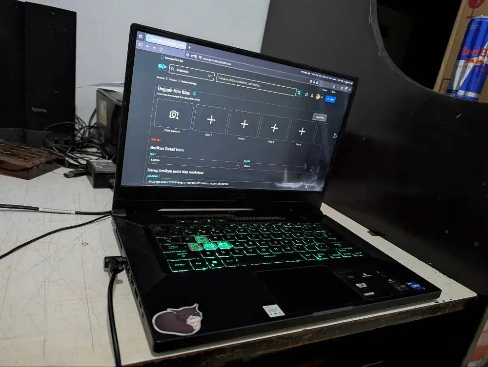 ASUS TUF Dash F15 FX516PE | i7-11370H | RTX 3050Ti | RAM 16GB | SECOND