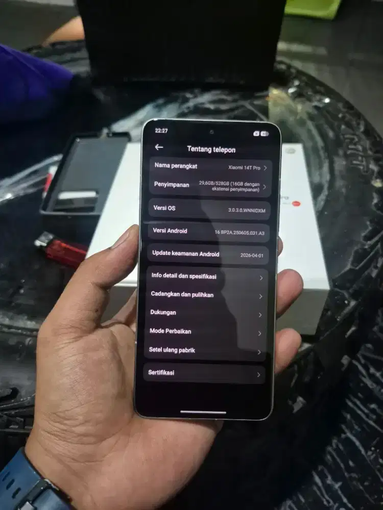 XIAOMI 14T PRO 512 FULSET ORIGINAL