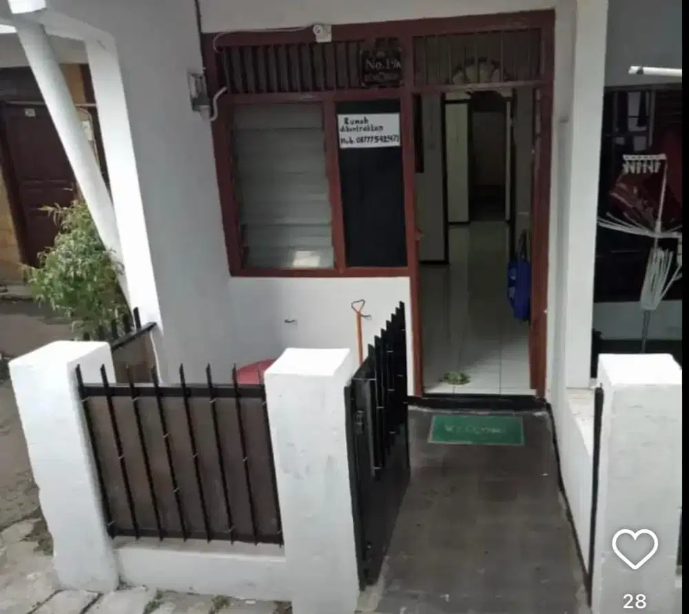 Dikontrakkan rumah strategis selangkah ke MRT Haji Nawi