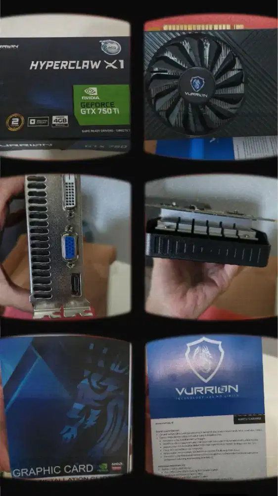 Jual VGA GTX 750 TI 4GB DDR 5